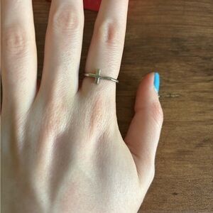 James Avery Silver Cross Ring